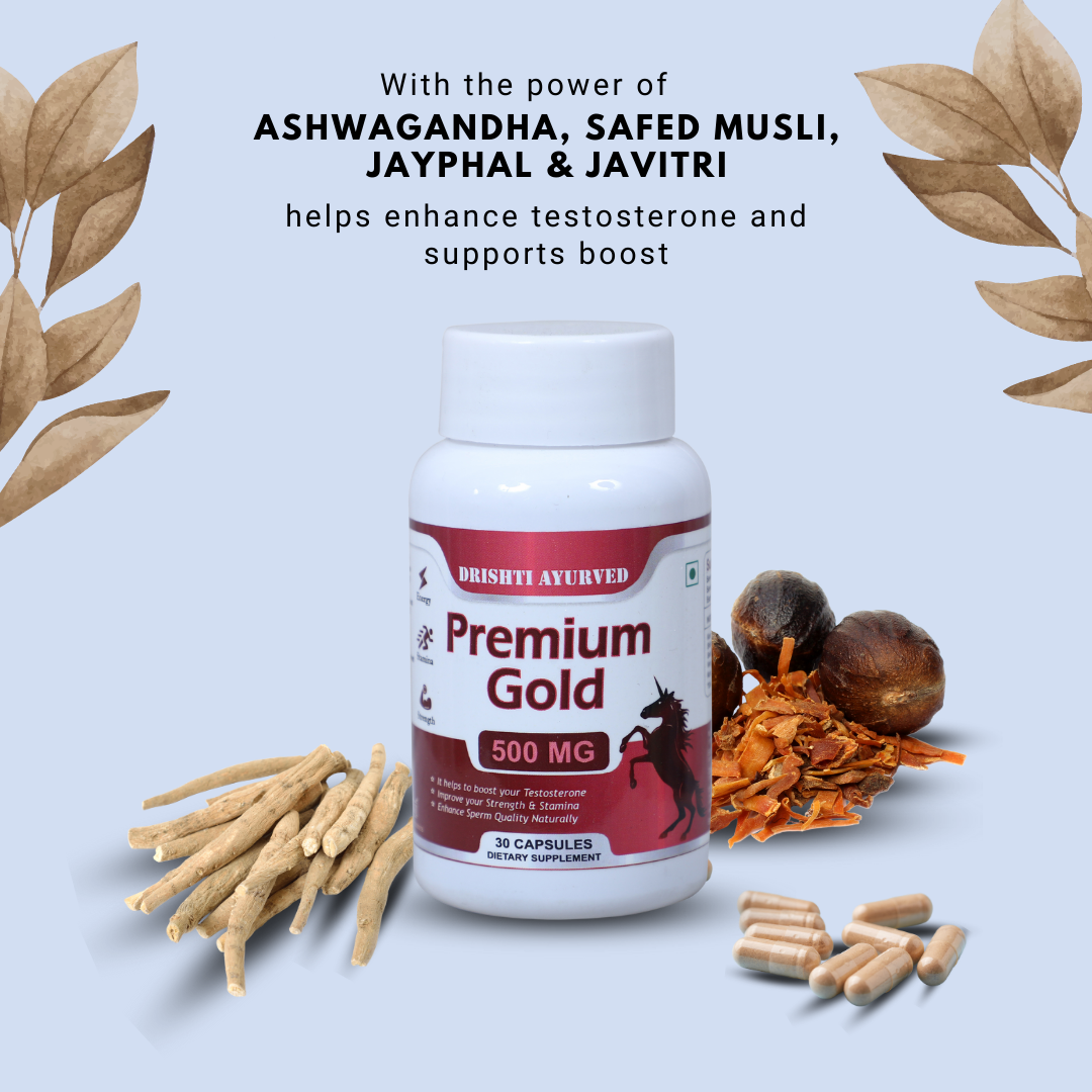 Drishti Ayurved Premium Gold PACK OF 3 – Drishti Ayurved