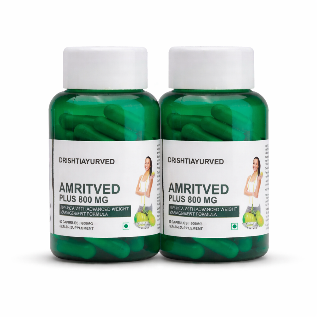 Drishti Ayurved Amritved Plus 800 MG – Pack of 2 (60 Capsules)