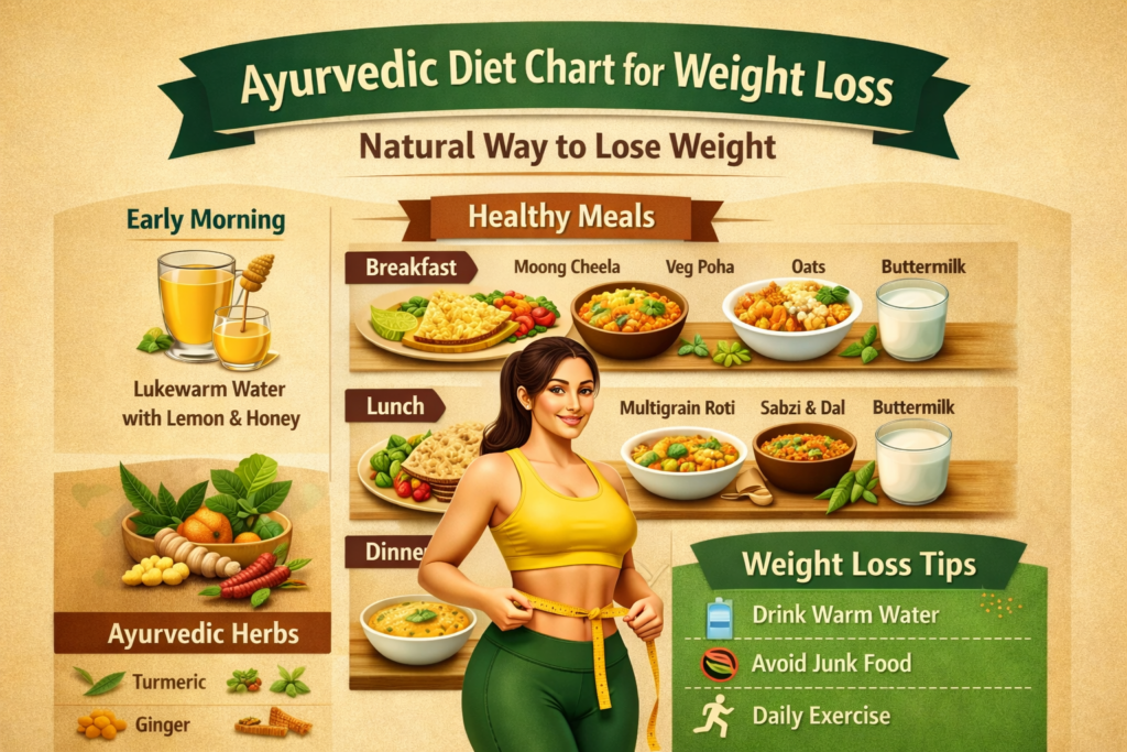 Ayurvedic Diet Chart for Weight Loss
